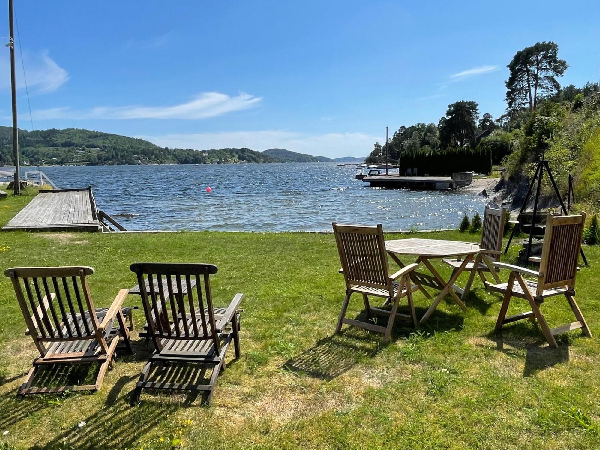 Ferienwohnung Leilighet Ved Sjoen Med Strand Porsgrunn Exterior foto